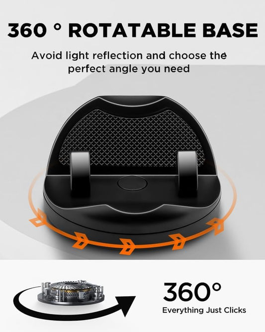 Universal 360 Degree Car Mobile Holder for Dashboard Non-Slip Silicone